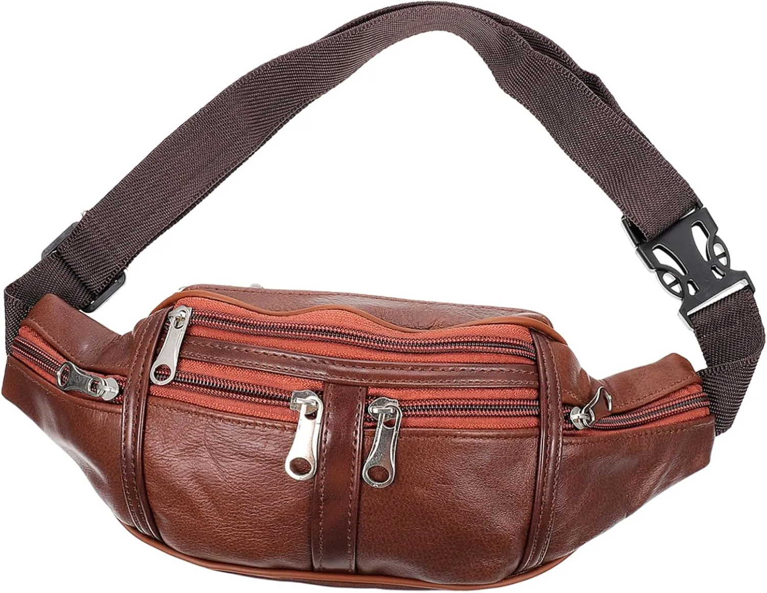 Multifunctional Waist Bag for Outdoor Activities Sports Storage Pouch for Phone Coins and Essentials Durable PU Material for Running Cycling Hiking
