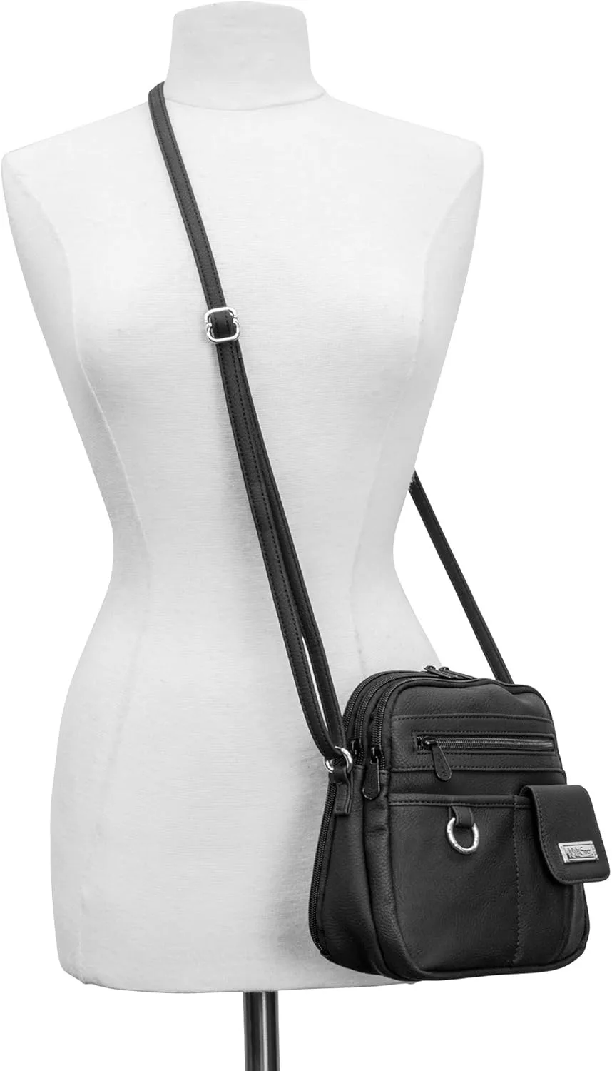 MultiSac North South Mini Zip Around Crossbody Bag