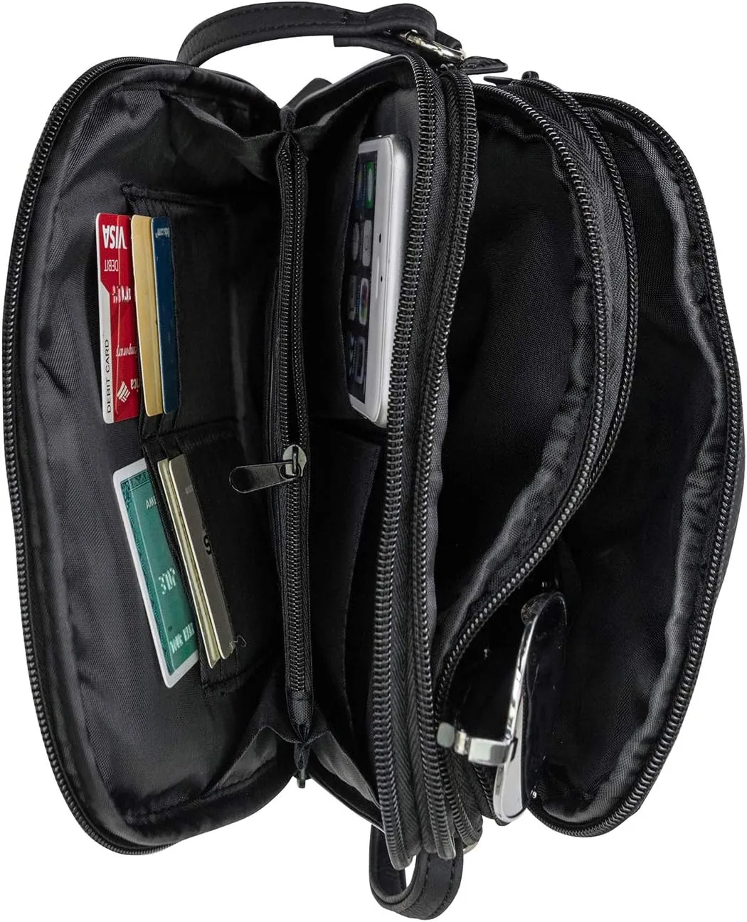 MultiSac North South Mini Zip Around Crossbody Bag