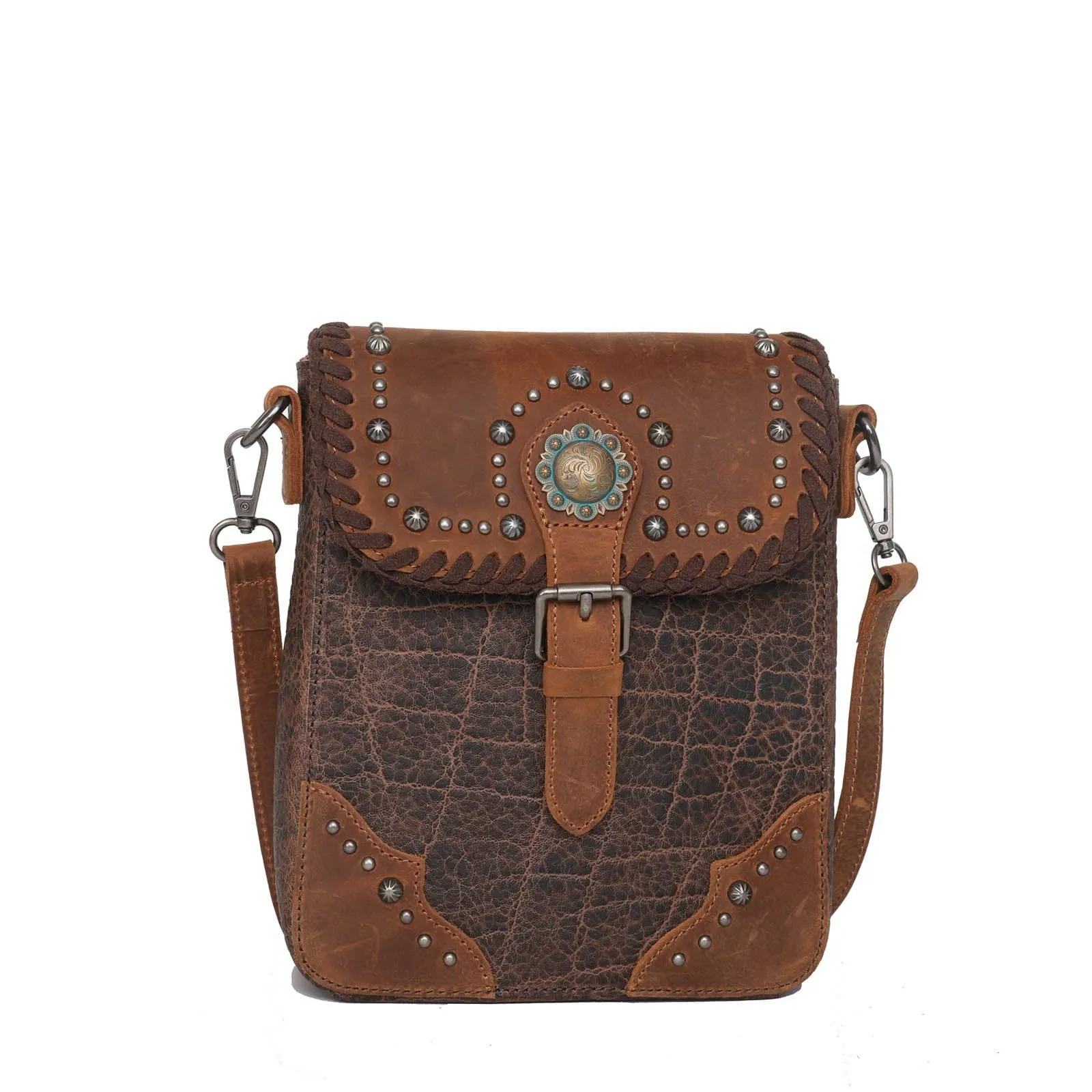 MWR-047 Montana West Genuine Leather Shoulder/Crossbody Bag