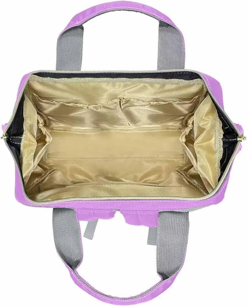 MyPupSocks Customized Diaper Bag Backpack, Personalized Diaper Bag with Name Mummy Nappy Baby Bag Shoulders Casual Daypack Daycare Travel Bag for Boys Girls