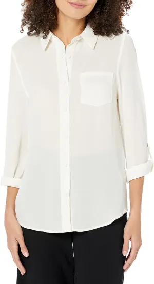Nanette Nanette Lepore Women's Button Front Shirt Blouse