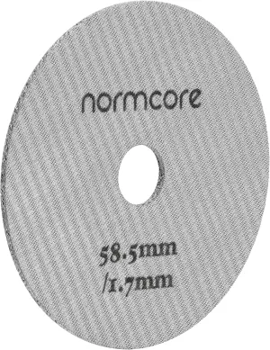 Normcore 58.5mm Puck Screen with Round Hole in the Middle - Lower Shower Screen - Metal Coffee Reusable Filter Suitable for La Marzocco/Gaggia - 1.7mm Thickness - 316 Stainless Steel