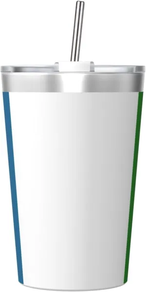 Northwest Territorial Imperative Insulated Stainless Steel Tumbler 12 Oz Thermos Come With Straw Leak-Proof Travel Mug Cup