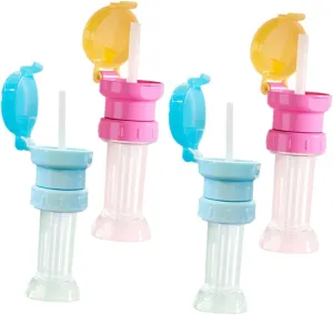 NUOBESTY Universal Fit Toddler Water Bottle Adapter Straws Child Water Bottle Caps Straw Boys and Girls