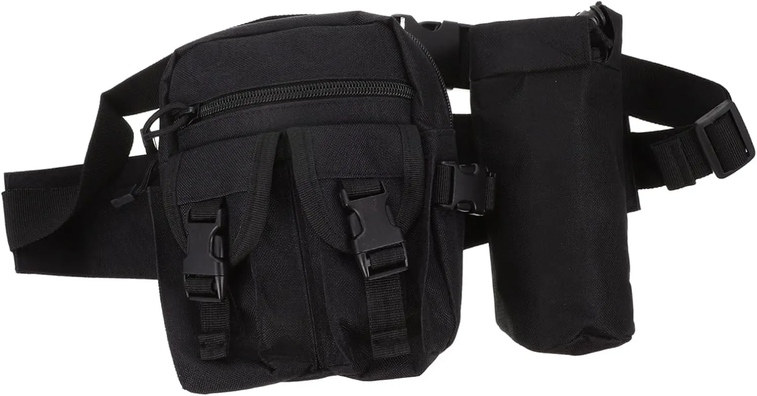 Nylon Bottle Bag Kettle Fanny Pack Water Bottle Sling Bag for Hiking Travel