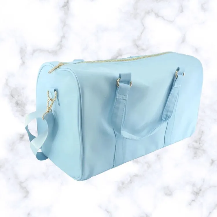 Nylon Eras Dufflebag - Customization Nylon Tote Bag Customizable Glitter Varsity Patches Travel Bag,