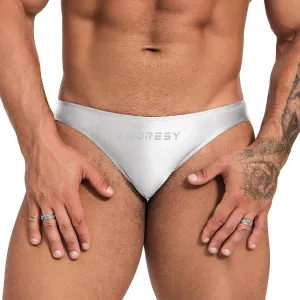 Oceanus series men's solid color ultra-low waist sexy sports comfortable briefs（521）