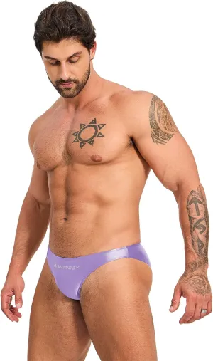 Oceanus series men's solid color ultra-low waist sexy sports comfortable briefs（521）