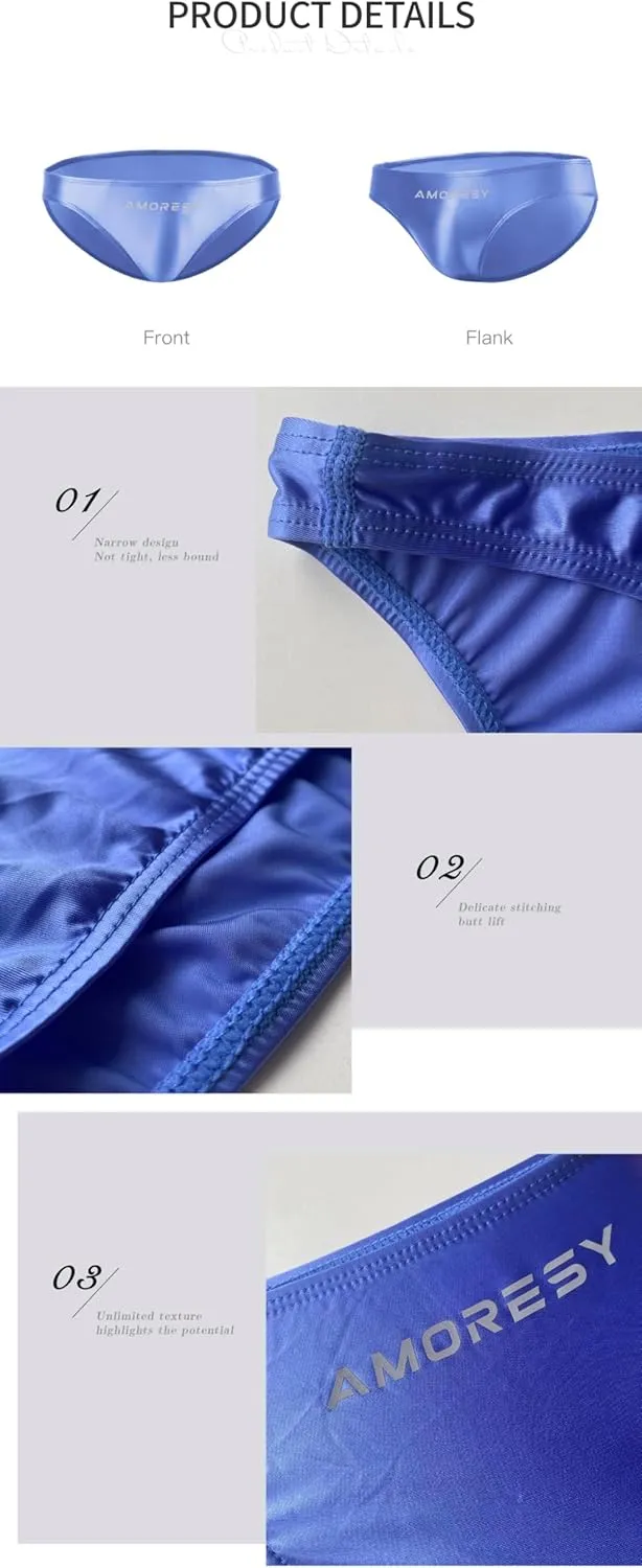 Oceanus series men's solid color ultra-low waist sexy sports comfortable briefs（521）