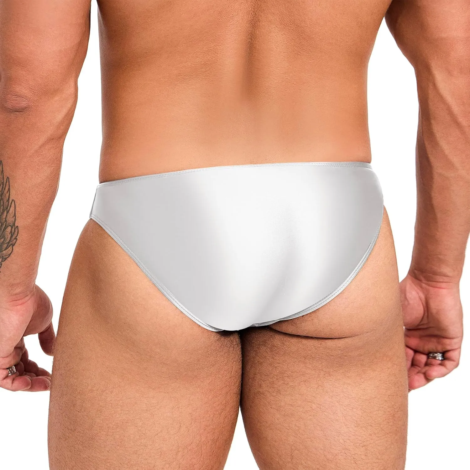 Oceanus series men's solid color ultra-low waist sexy sports comfortable briefs（521）