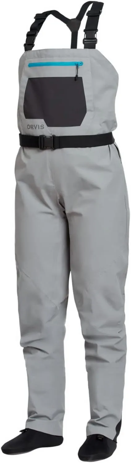 Orvis Clearwater Chest Waders for Women - Waterproof Fly Fishing Waders with Neoprene Booties, External Storage Pocket
