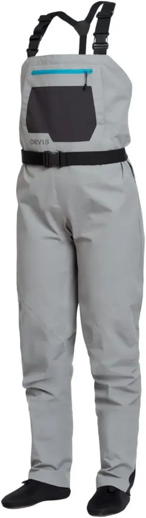 Orvis Clearwater Chest Waders for Women - Waterproof Fly Fishing Waders with Neoprene Booties, External Storage Pocket