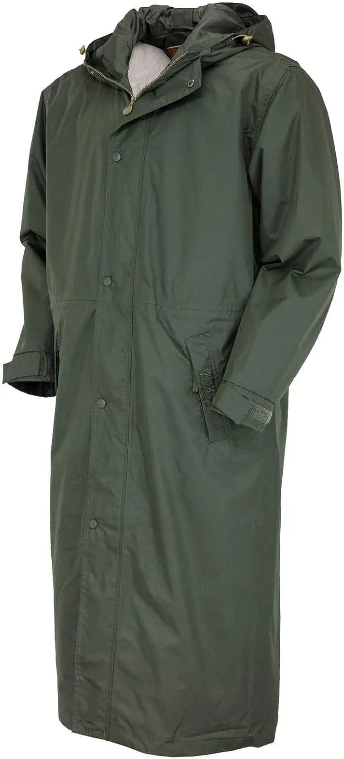 Outback Trading Women's 2406 Pak-a-roo Duster Waterproof Windproof Seam-Sealed Long Sleeve Rain Coat