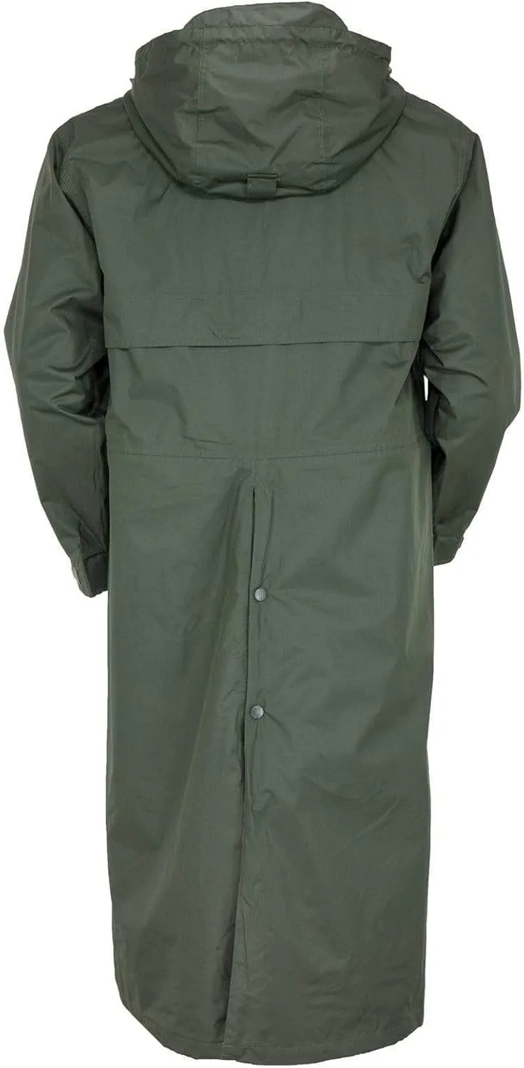 Outback Trading Women's 2406 Pak-a-roo Duster Waterproof Windproof Seam-Sealed Long Sleeve Rain Coat