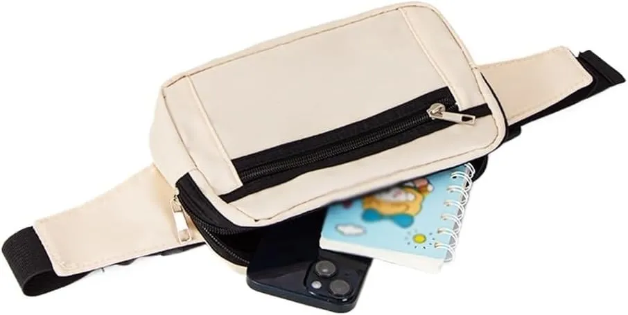 Outdoor Nylon Sports Waist Bag Running Single Shoulder Crossbody Mobile Phone Bag Multifunctional