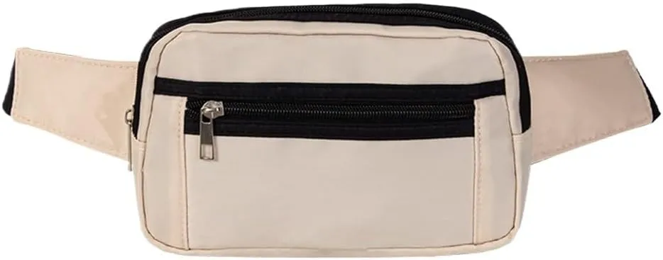 Outdoor Nylon Sports Waist Bag Running Single Shoulder Crossbody Mobile Phone Bag Multifunctional