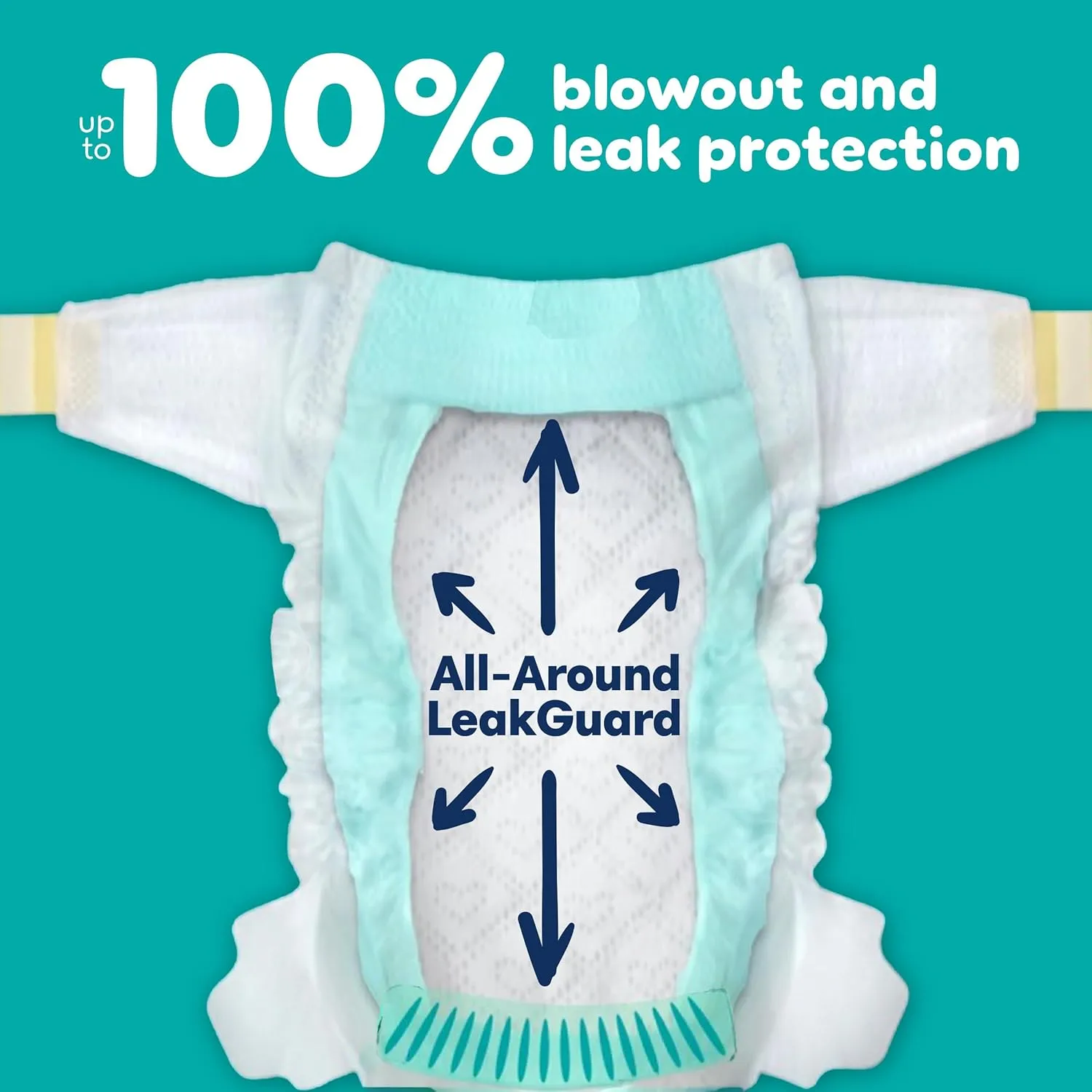 Pampers Baby Diapers - Swaddlers - Size 4, 120 Count, Ultra Absorbent Disposable Infant Diaper