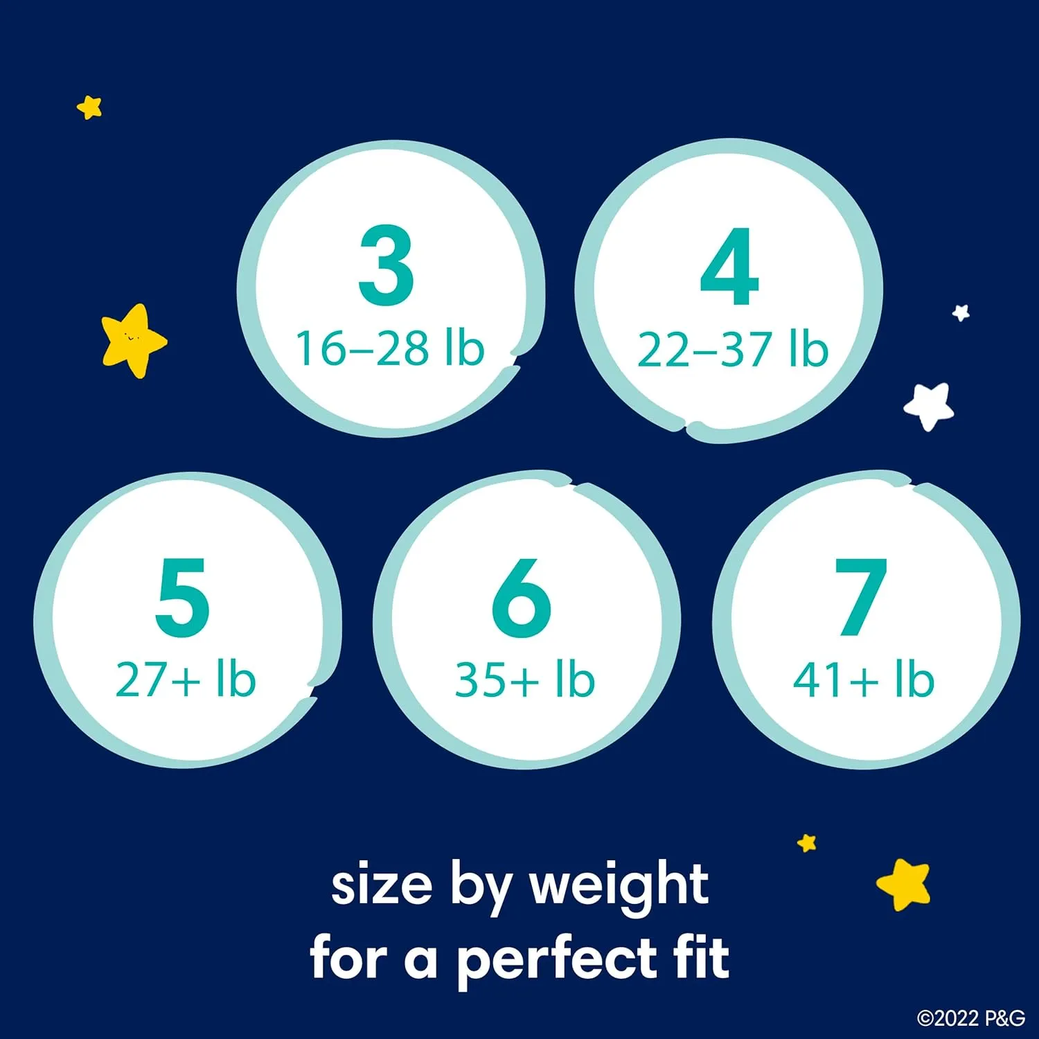 Pampers Overnight Diapers - Swaddlers Overnights - Size 3, 116 Count, Disposable Baby Diaper, Night Time Leak and Skin Protection