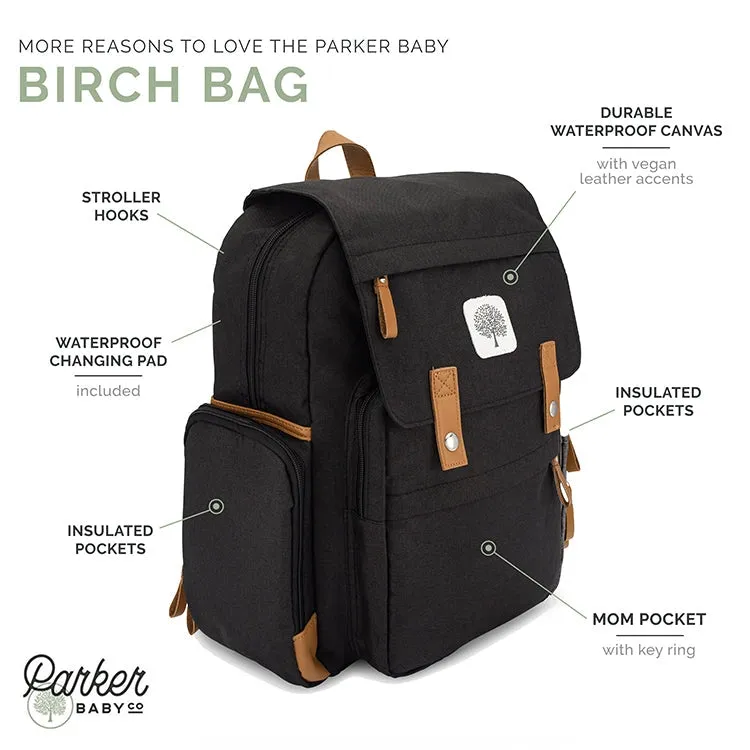 Parker Baby Co Birch Bag - Diaper Backpack