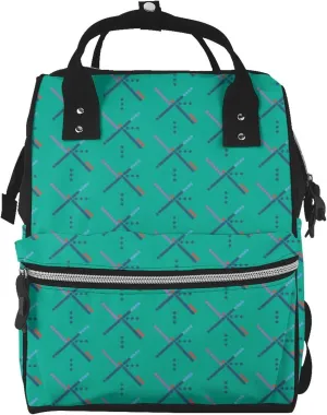 PDX Airport Carpet a Valued Rug Large Capacity Mummy Maternity Bag Multifunctional Diaper Backpack 3D Print Travel Backpack