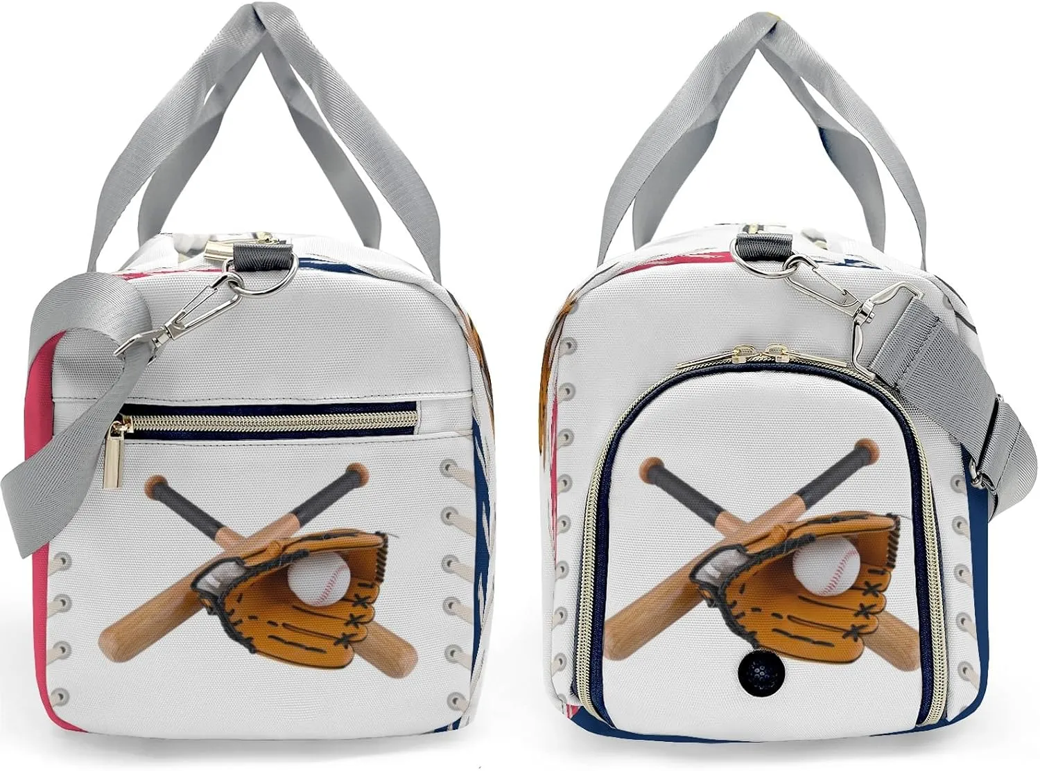 Personalized Baseball Custom Multi-functional Travel Bag, Unisex Portable Duffel Bag, Short Distance Travel Assistant