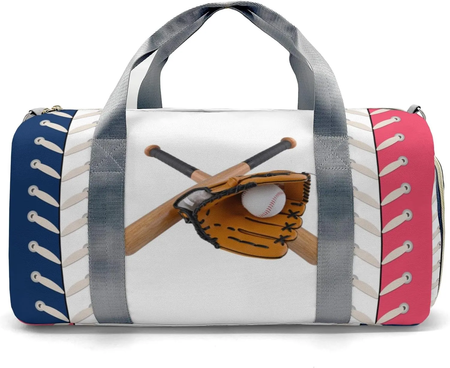 Personalized Baseball Custom Multi-functional Travel Bag, Unisex Portable Duffel Bag, Short Distance Travel Assistant
