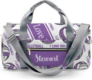 Personalized Volleyball Custom Multi-functional Travel Bag, Unisex Portable Duffel Bag, Short Distance Travel Assistant