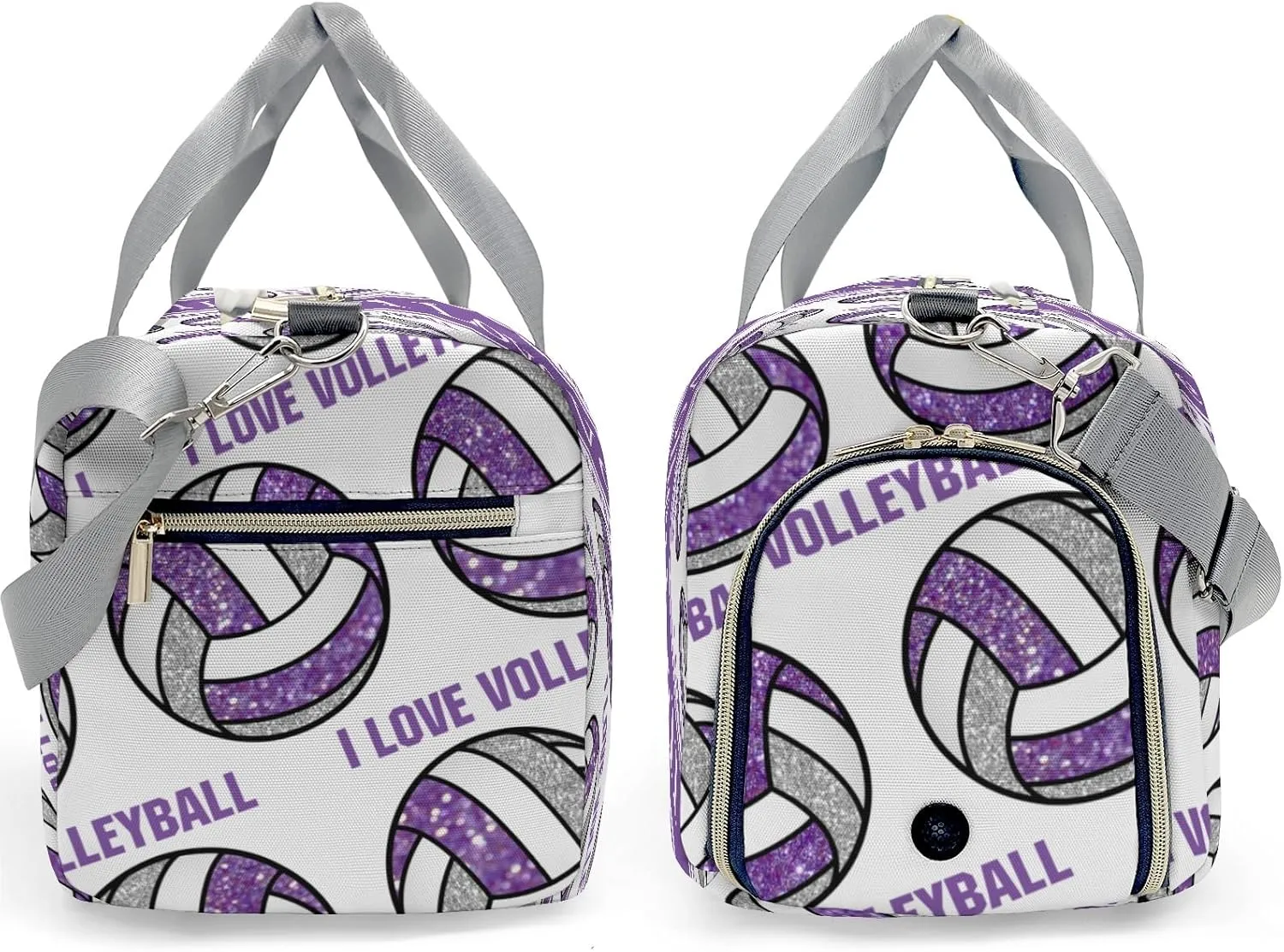 Personalized Volleyball Custom Multi-functional Travel Bag, Unisex Portable Duffel Bag, Short Distance Travel Assistant