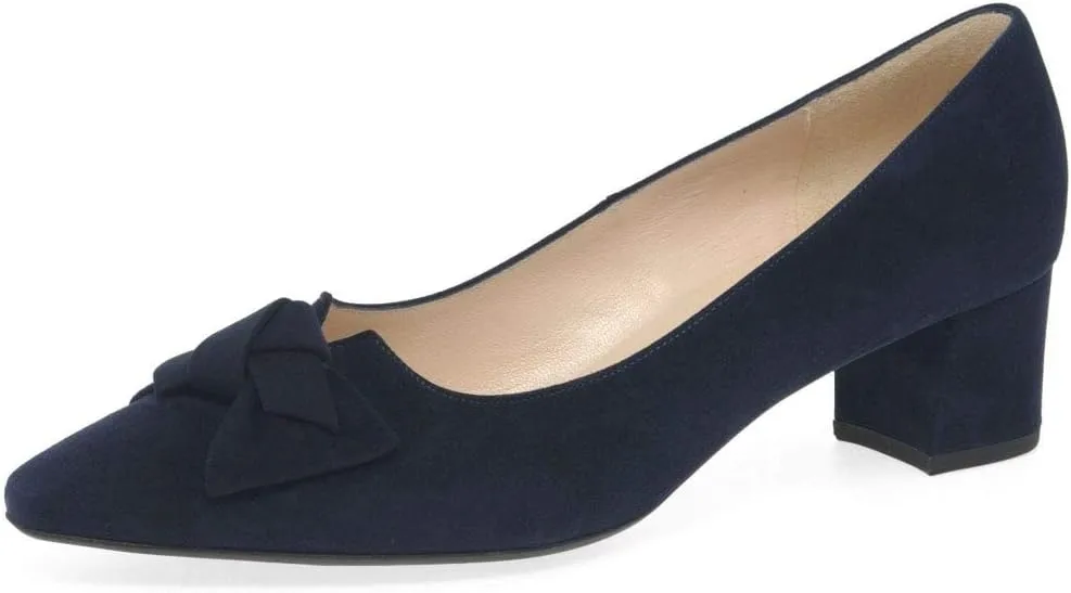 Peter Kaiser Women's Blia Suede Court Shoes 6.5 C (M) UK/ 9 B(M) US Notte Suede