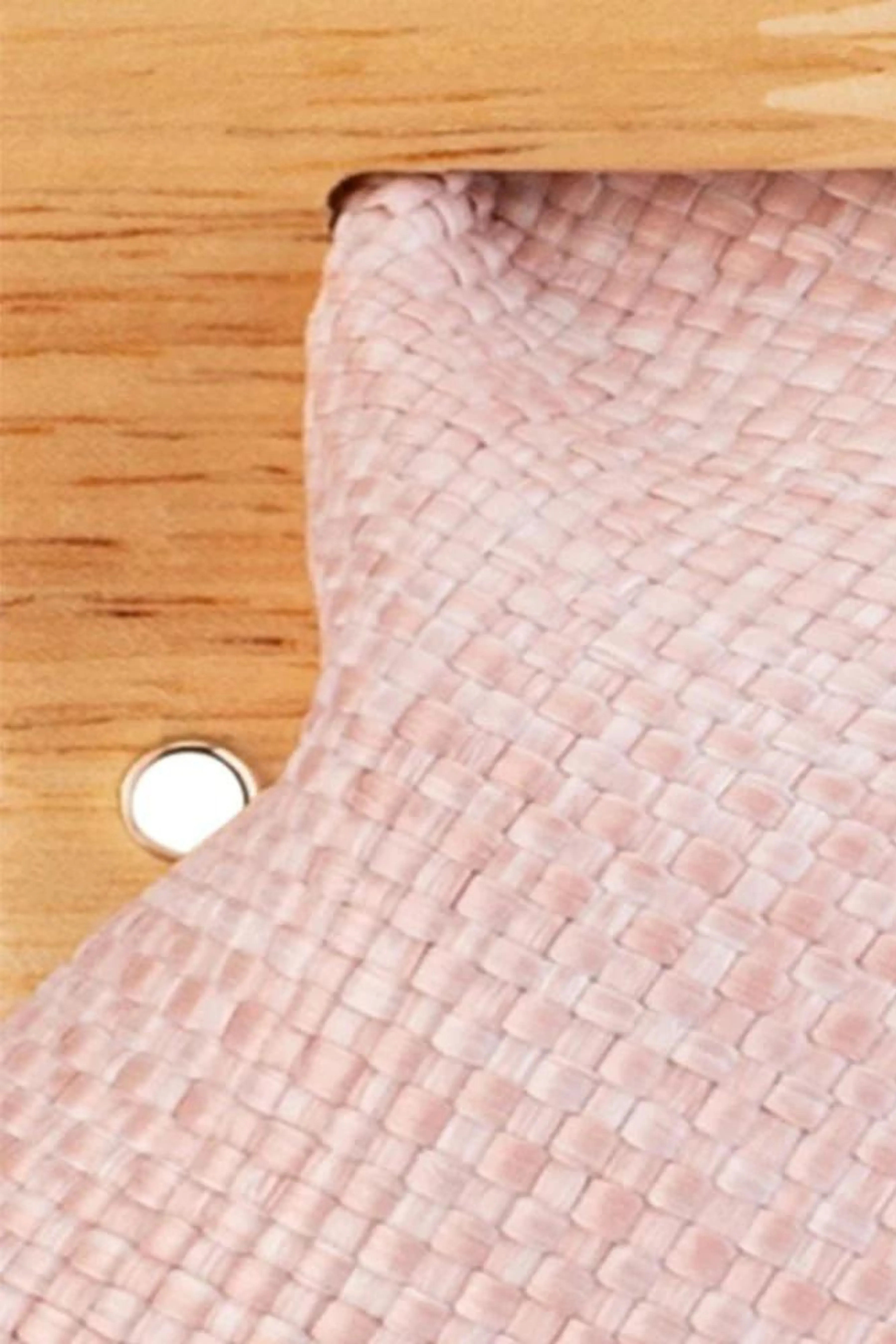 Piper Straw Top Handle Bag - Pink