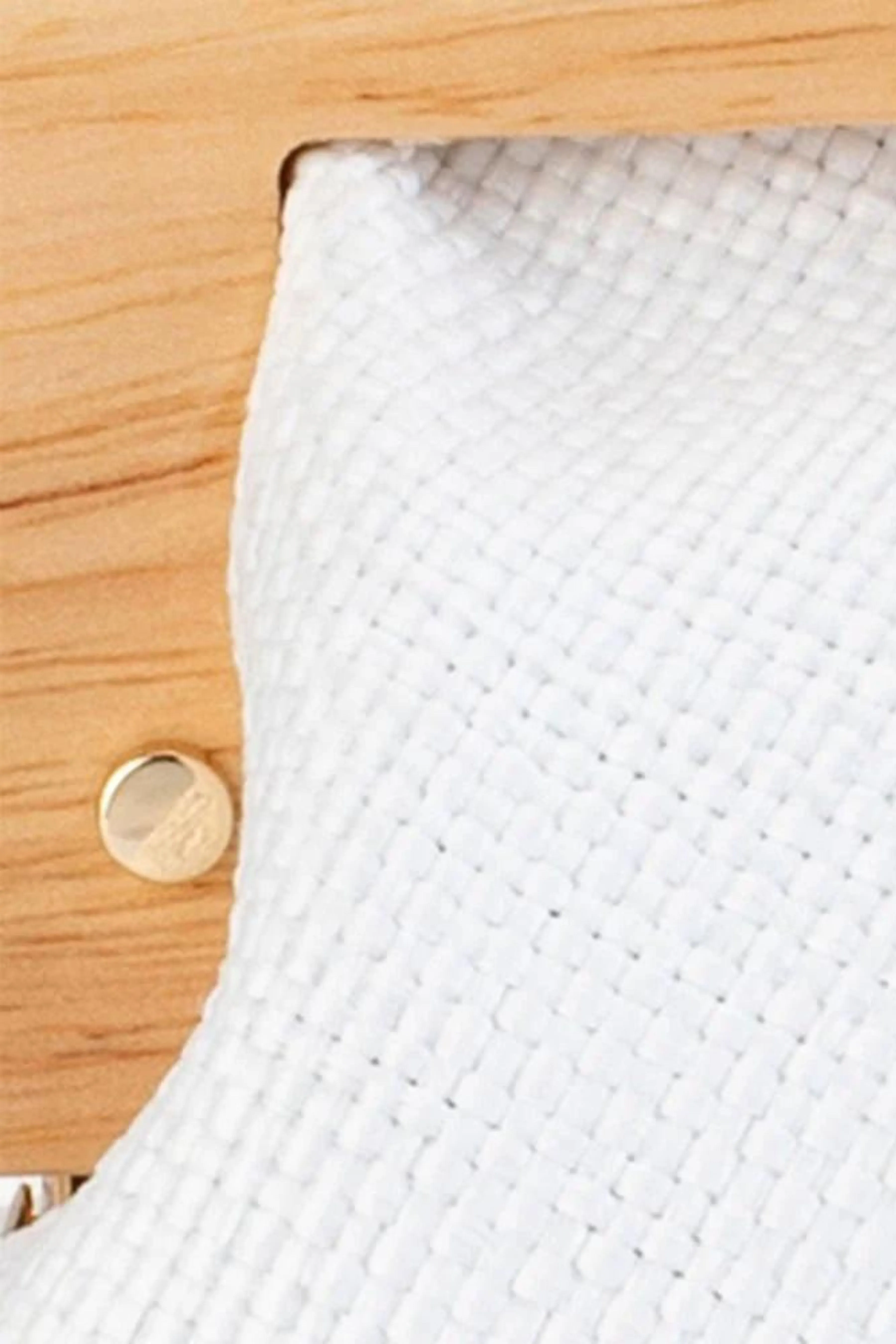 Piper Straw Top Handle Bag - White