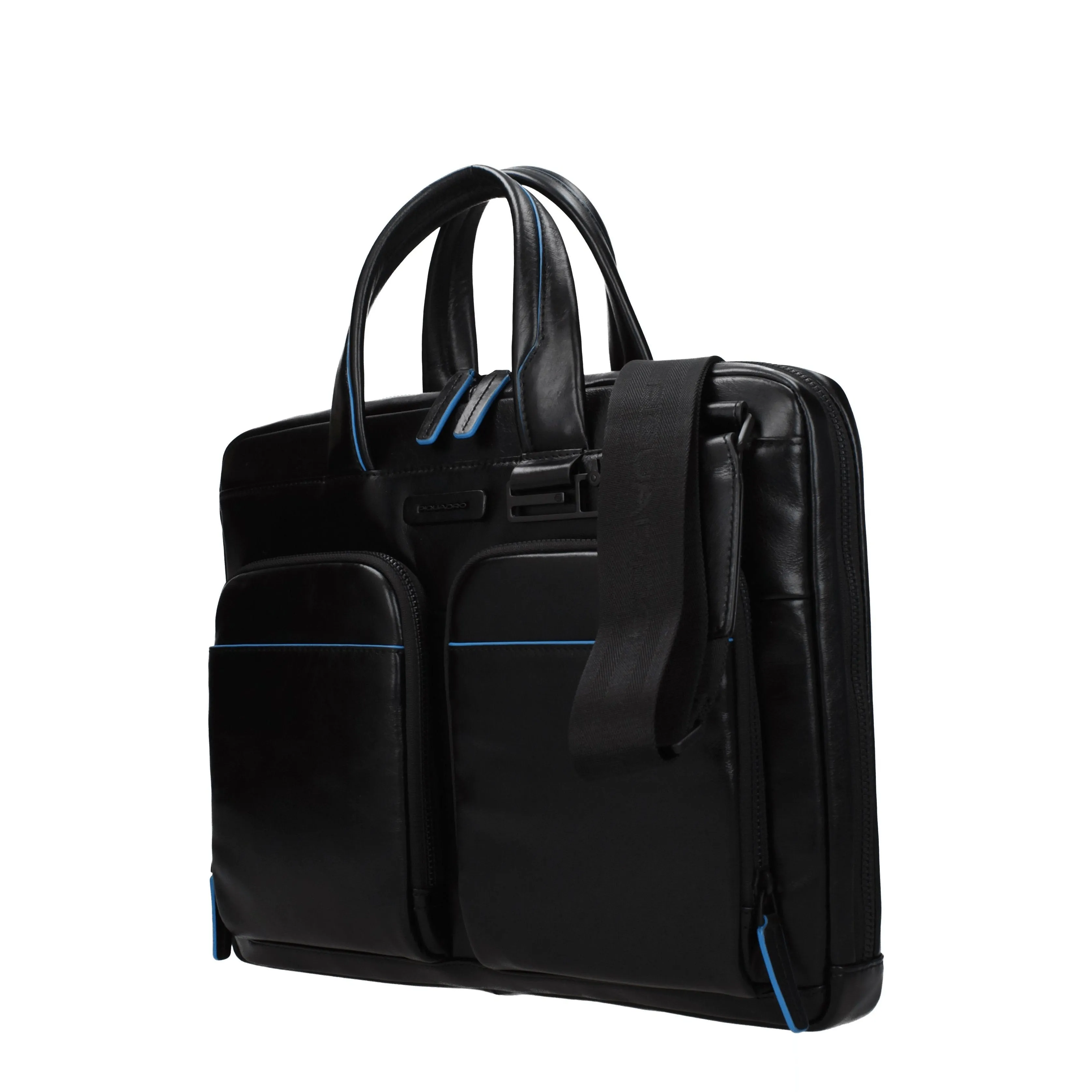 Piquadro Work Bags Men Leather Black