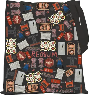 POFULL Horror Movie Fan Gift Psychological Horror Movie Tote Bag