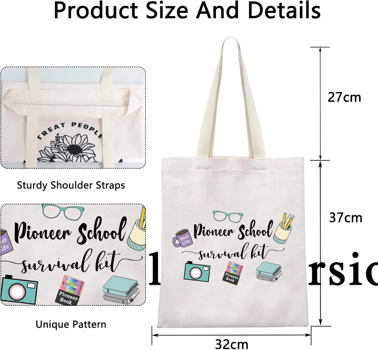 POFULL JW Gift - Pioneer Survival Kit, Cosmetic Bag with Best Life Essentials