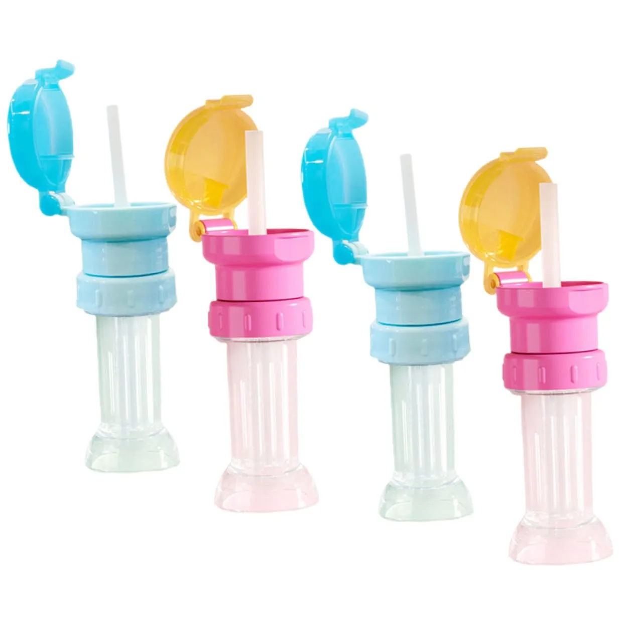 POPETPOP 3sets Bottle Mouth Conversion Cover para Lids Straw Spill Caps Stopper Kiddy Water Bottles Water Bottle Water Bottle for Nozzle - Food 4pcs*3