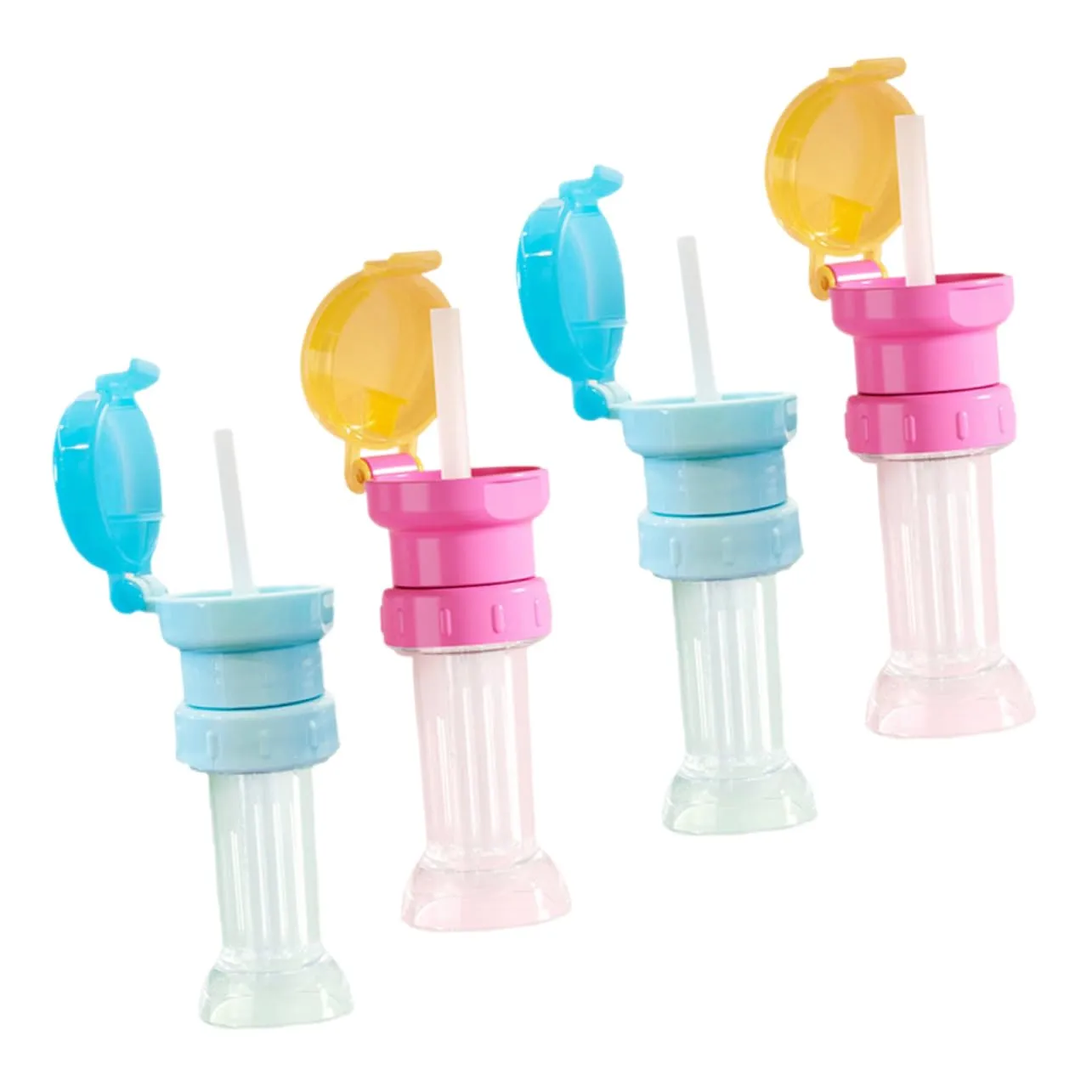 POPETPOP 3sets Bottle Mouth Conversion Cover para Lids Straw Spill Caps Stopper Kiddy Water Bottles Water Bottle Water Bottle for Nozzle - Food 4pcs*3