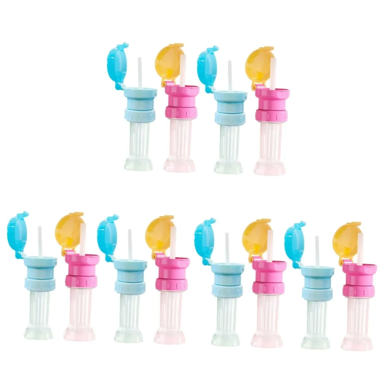 POPETPOP 3sets Bottle Mouth Conversion Cover para Lids Straw Spill Caps Stopper Kiddy Water Bottles Water Bottle Water Bottle for Nozzle - Food 4pcs*3
