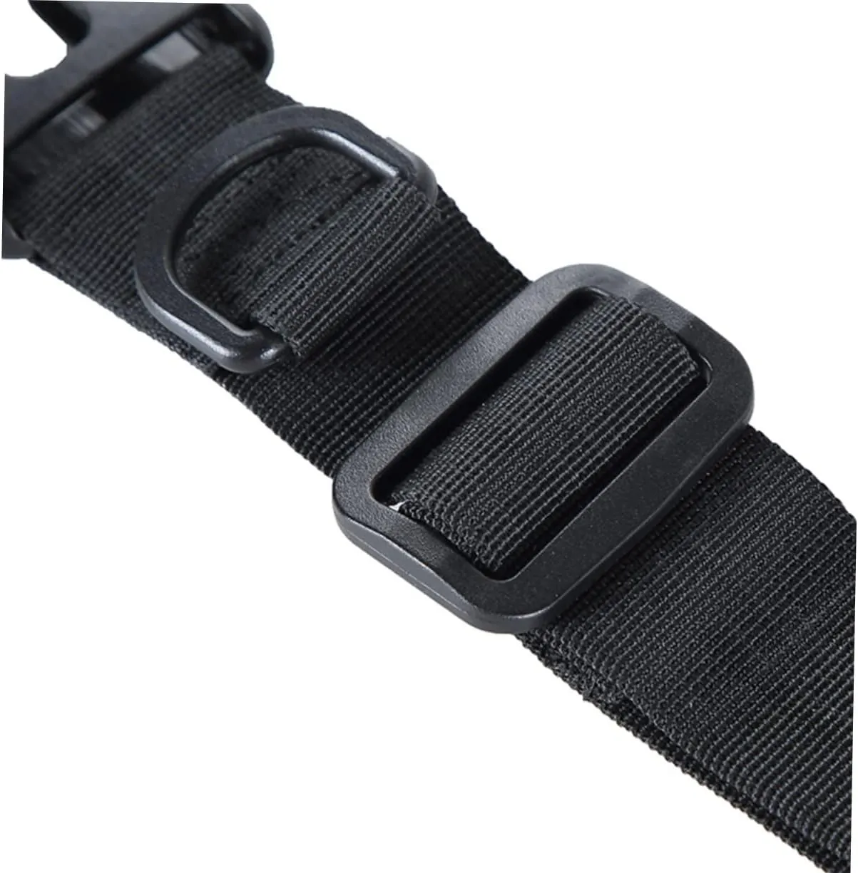 POPETPOP Waist Belt Fishing Tackle Accessories Adjustable Wader Wading Belt Safety Strap Black