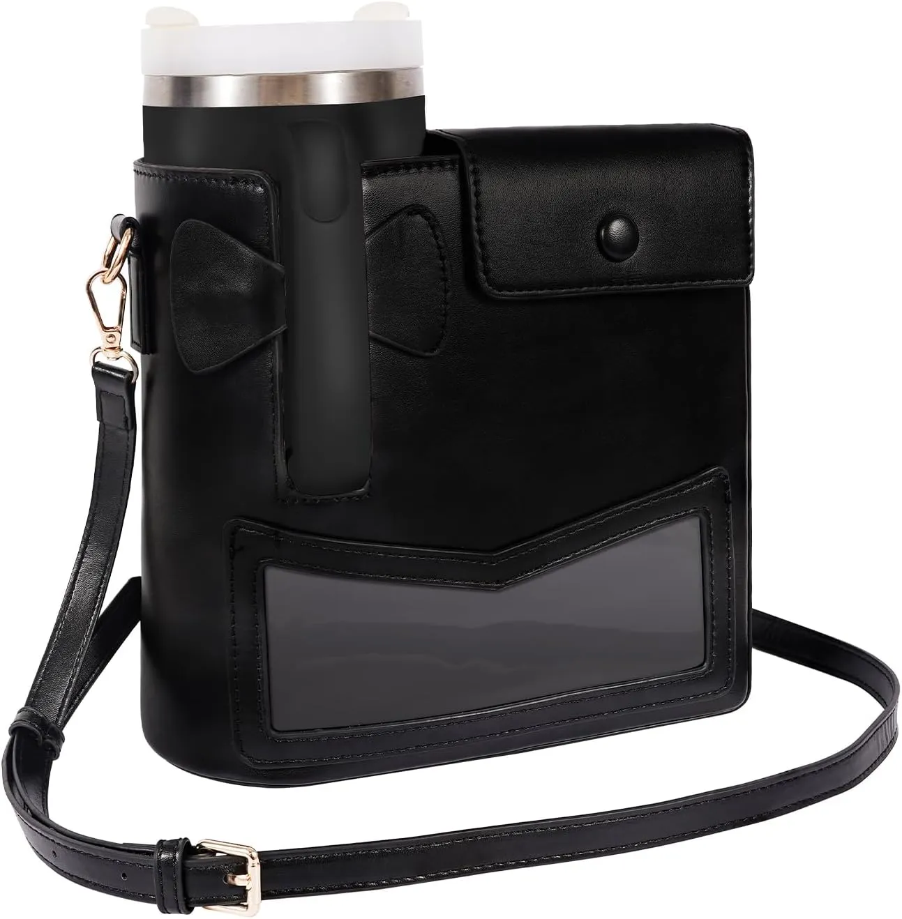Portable Water Bottle Purse for Stanley Cup,Outdoor Crossbody Bag Compatible with Stanley Cup Bag, Sport Water Bottle Handbag