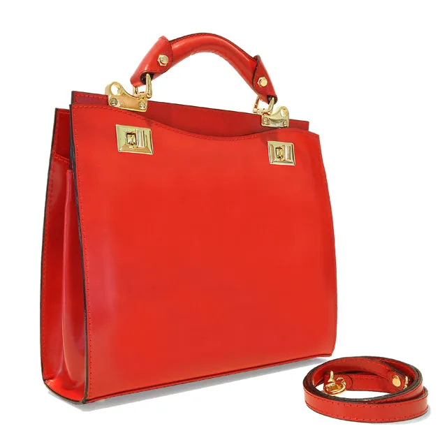 Pratesi Anna Maria Luisa de' Medici Medium Cavallino Lady Bag in real leather - SZN