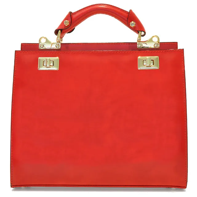 Pratesi Anna Maria Luisa de' Medici Medium Cavallino Lady Bag in real leather - SZN