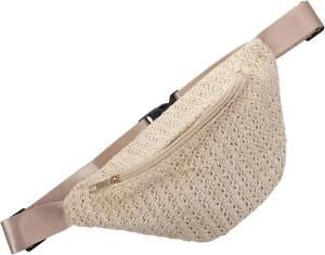 PRETYZOOM fanny pack Chest Bag Waist Pouch Cross- body Pouch Imitation Straw Woven Waist summer fanny Bag