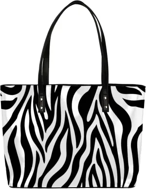 PU Leather Tote Bag for Women - Large Purses Handbags Top Handle Ladies Shoulder Bag with Zipper for Work Travel