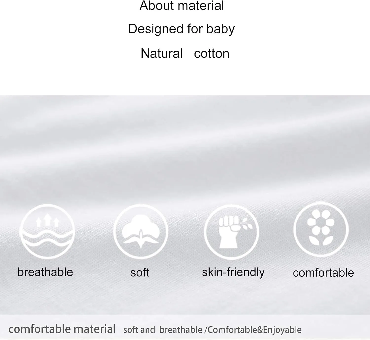 pureborn Baby Romper Bodysuits 2-Pack Unisex Soft Cotton One-Piece Outfit for Infant Boys Girls 0-24 Months