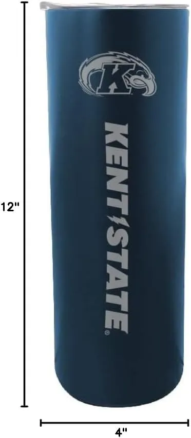 R and R Imports Kent State University 20 oz Insulated Stainless Steel Skinny Tumbler Navy Officially Licensed Collegiate Product