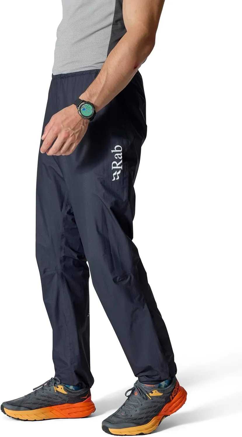 Rab Men's Phantom Pants - Ultralight Waterproof Breathable Rain Pants for Trail Running & Hiking