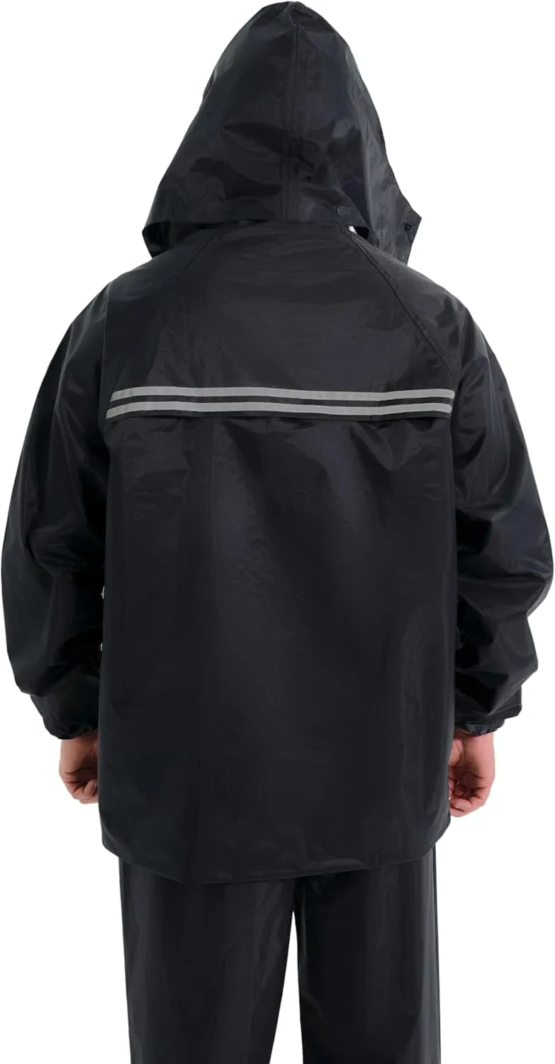 RANDO Rain Suits For Men And Women Waterproof | Motorcycle Rain Gear | Heavy Duty Rainwear (BST)