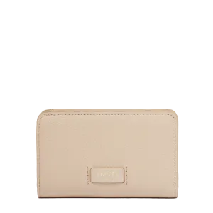 Rectangular zip compact wallet