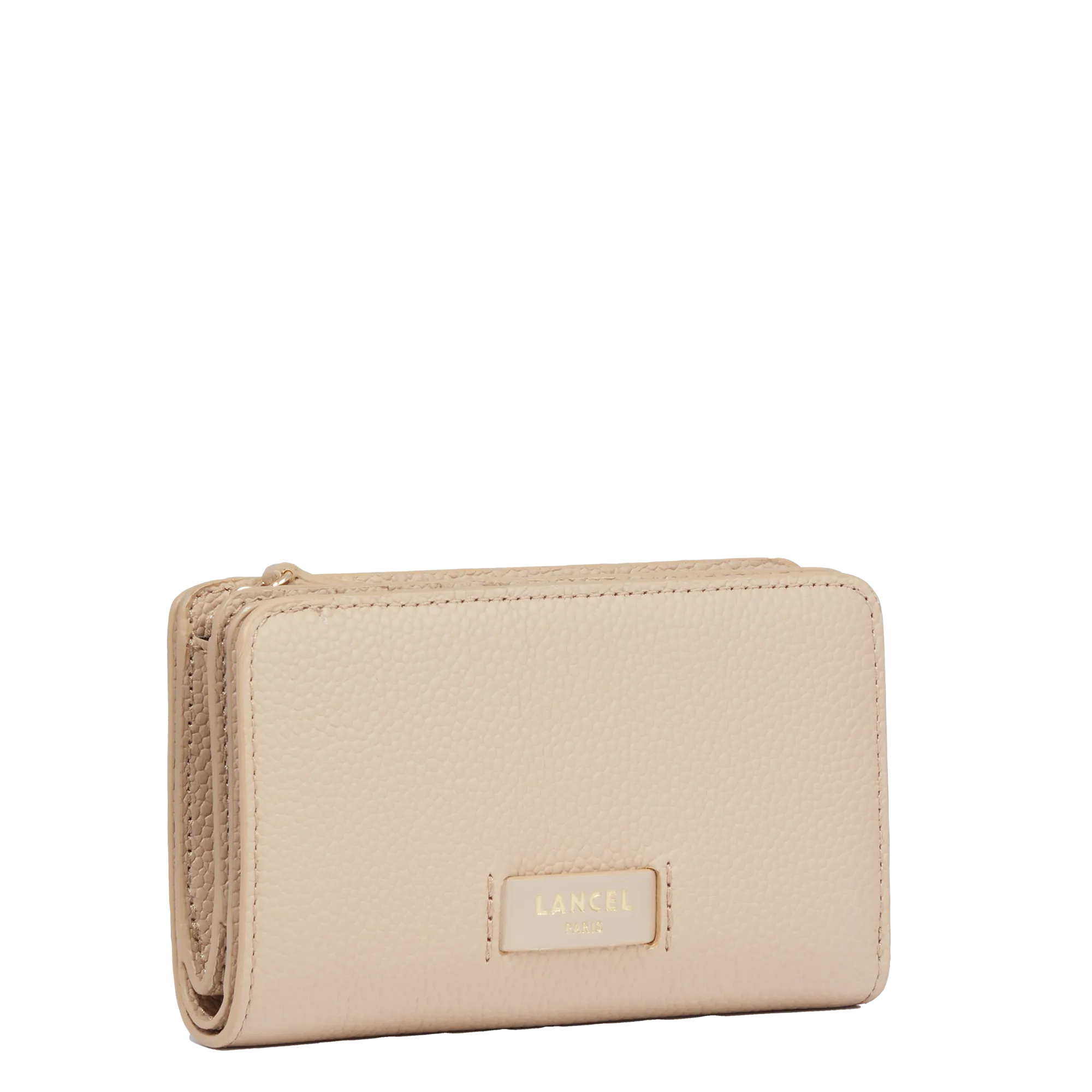 Rectangular zip compact wallet